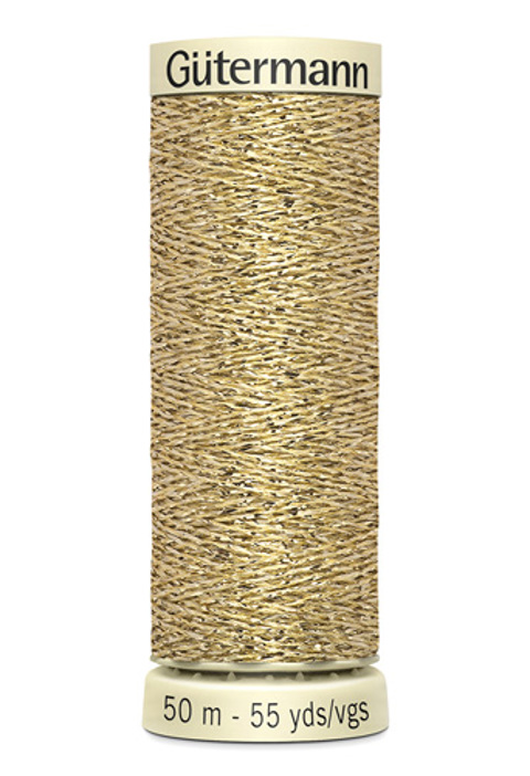 GUTERMANN - Thread Metallic 50M 24 gold