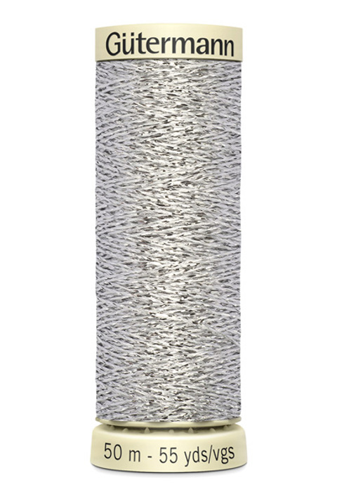 GUTERMANN - Thread Metallic 50M - 41 silver