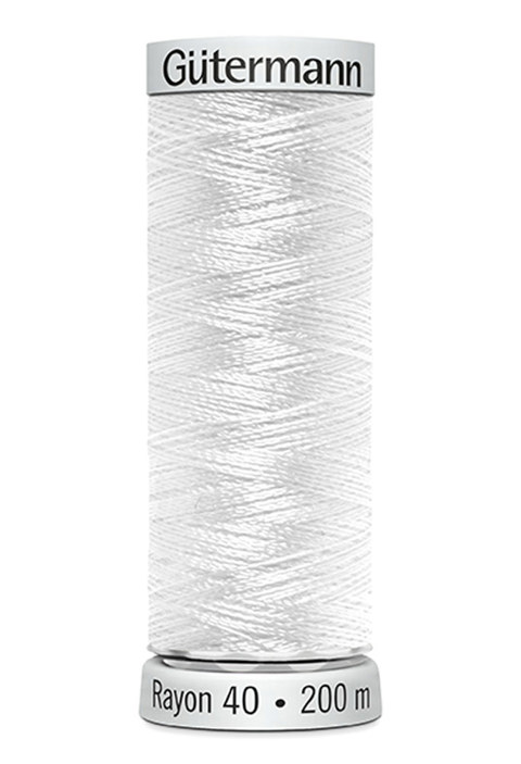 GUTERMANN - Thread Rayon 40 200M Sulky Machine Embroidery - 1001
