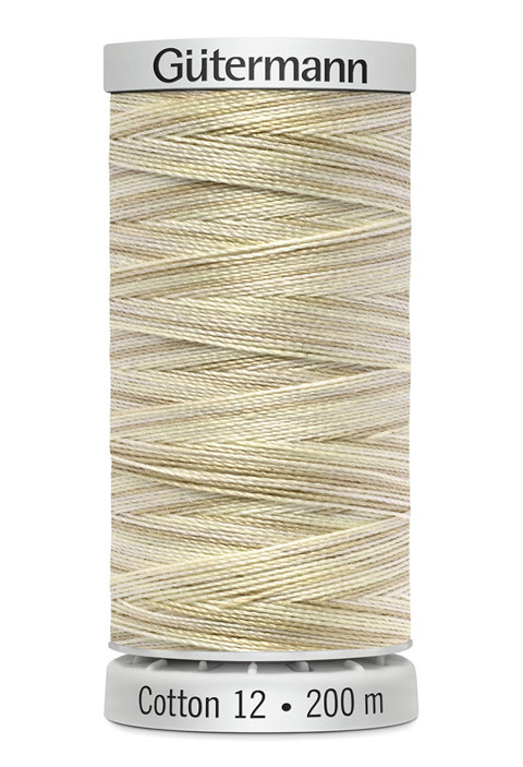 GUTERMANN - Thread Cotton 12 200M Sulky Machine Embroidery - 4001