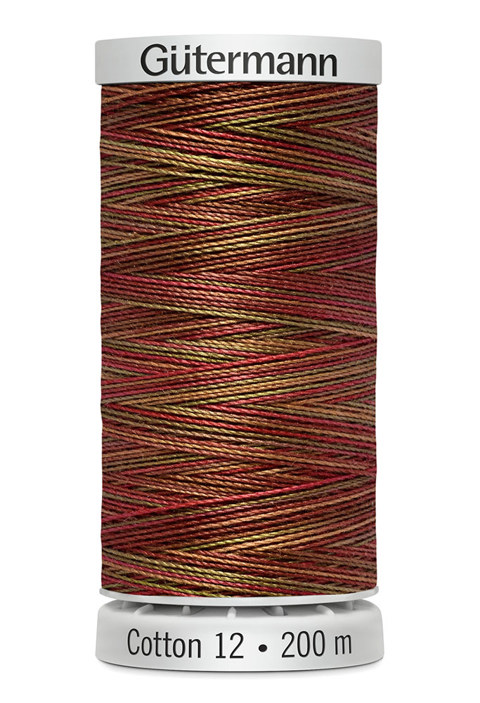 GUTERMANN - Thread Cotton 12 200M Sulky Machine Embroidery - 4010