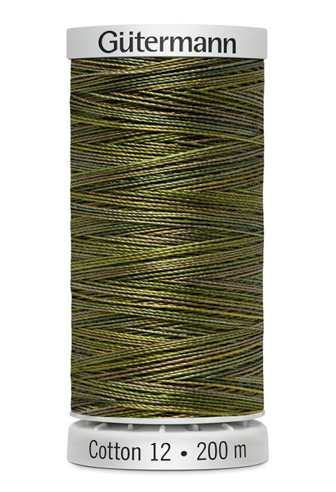 GUTERMANN - Thread Cotton 12 200M Sulky Machine Embroidery - 4020