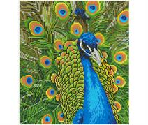 Diamond Art Advance Level Design - Peacock 37 x 42cm