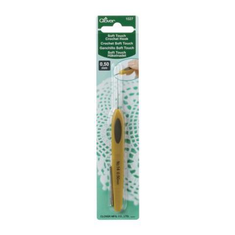 CLOVER - Soft Touch Steel Crochet Hook 0.50mm